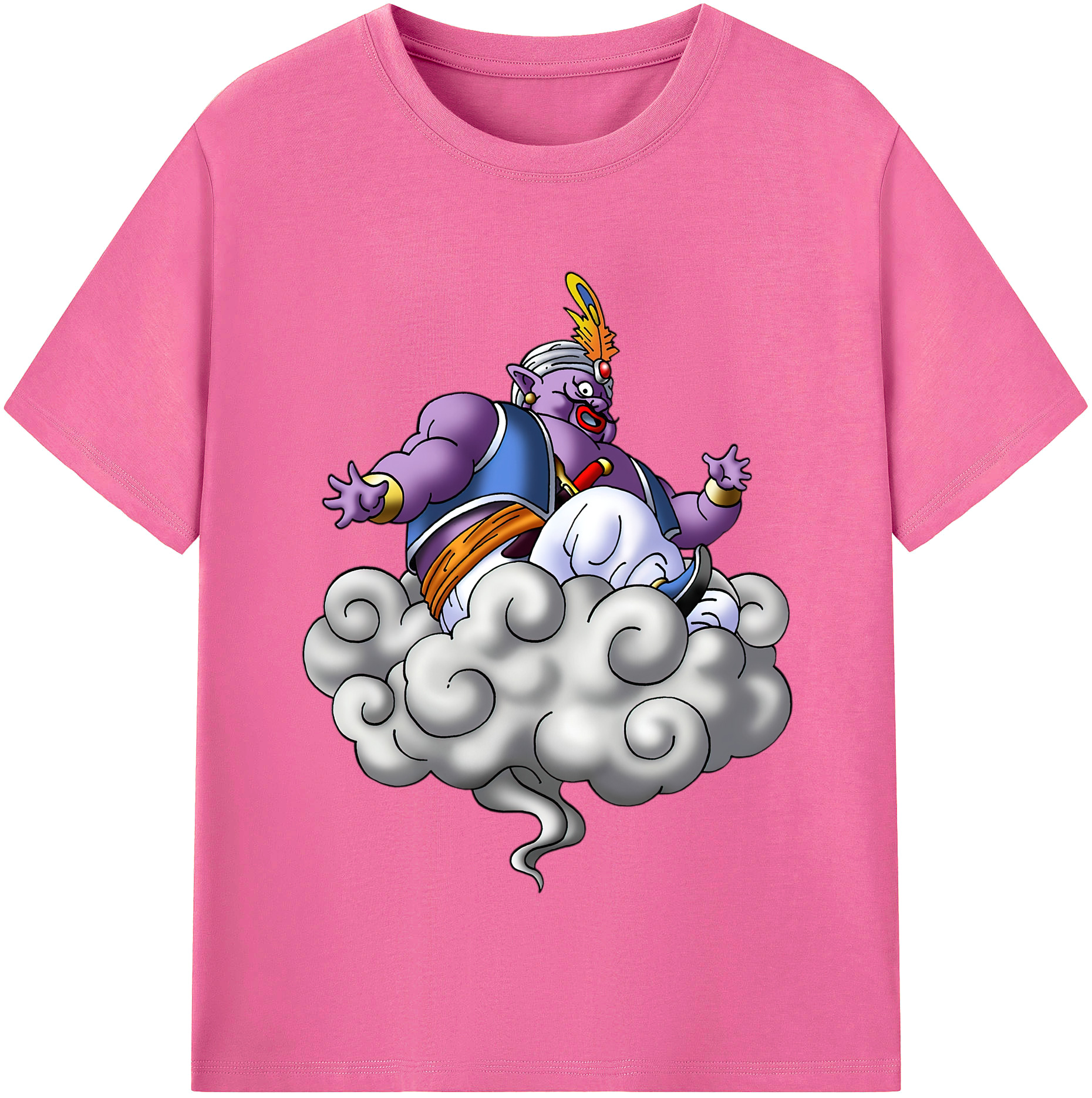 （画像用） ドラゴンクエスト Doragon Kuesuto Dragon Quest レディースカジュアルプリントTシャツ（綿100％）